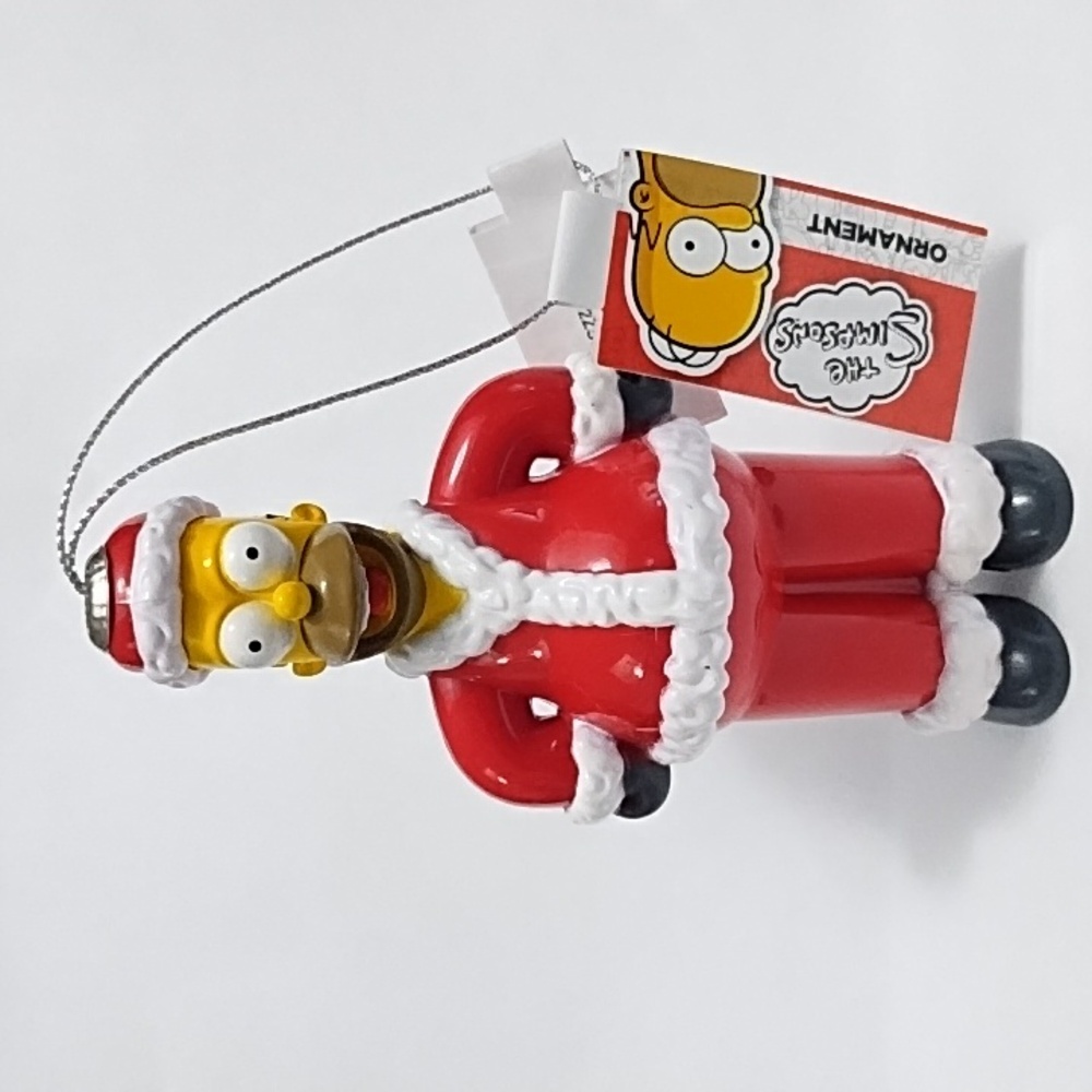 Homer Simpson Decoupage Christmas Ornament
